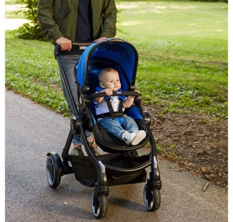 FULLY Chicco 3w1 wózek głeboko-spacerowy z fotelikiem KeyFit 0m+ Red Passion