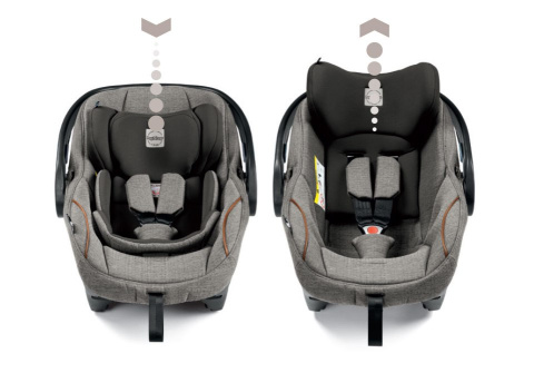 Primo Viaggio I-size Peg Perego fotelik samochodowy do 83cm około 15 mies. z bazą isofix - class black
