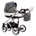 MAGNETICO 3w1 Paradise Baby wózek wielofunkcyjny z fotelikiem KITE 0-13kg - Polski Produkt - MG-10