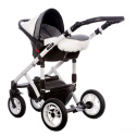 NEW MELODY Paradise Baby wózek z gondolą i fotelikiem CARLO 0-10kg - Polski Produkt - MEL-5