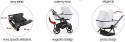REGGIO Special Edition 3w1 Adamex wózek wielofunkcyjny z fotelikiem Kite 0-13 kg kolor Y-804 Y804