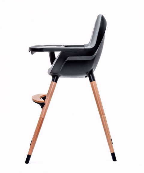 FINI Black 2w1 KinderKraft krzesełko do karmienia od 6 m do 5 lat