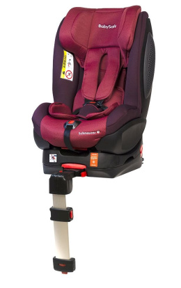 SCHNAUZER BabySafe 4* ADAC fotelik samochodowy 0-18 kg - RÓŻOWO-FIOLETOWY