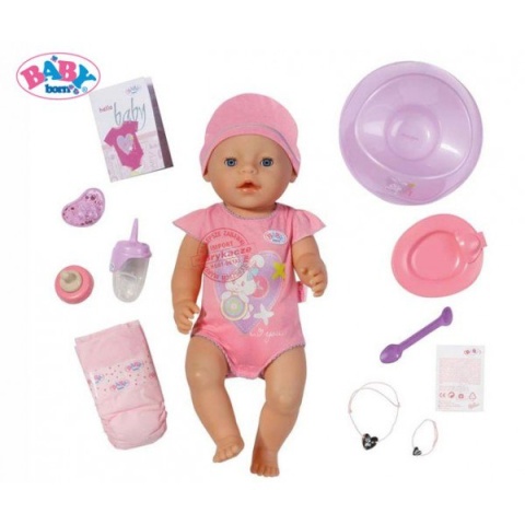 Baby Born Bobas Interaktywna Lalka 43cm bobas płacze siusia w nocnik Zapf Creation 819197_116714