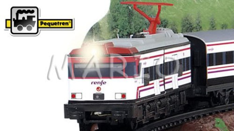 HISZPAŃSKA METALOWA KOLEJKA ELEKTRYCZNA PEQUETREN 680