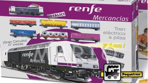 HISZPAŃSKA METALOWA KOLEJKA ELEKTRYCZNA PEQUETREN 888