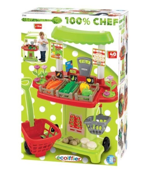 Ecoiffier Sklepik z Warzywami stragan z akcesoriami