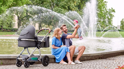 Kinderkraft Wózek Wielofunkcyjny 3w1 VEO - Gray