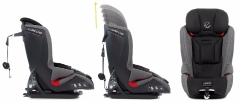 Jane DRIVE I-SIZE fotelik samochodowy 9-36kg - T57 RED BEING