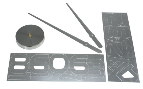 Zegar ścienny naklejany na ścianę 3D lustrzany DIY duży nowoczesny 80-120cm XL