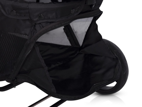 FUSION easyGO wózek spacerowy dla bliźniąt lub dla dzieci rok po roku typu „tandem” - Grey Fox