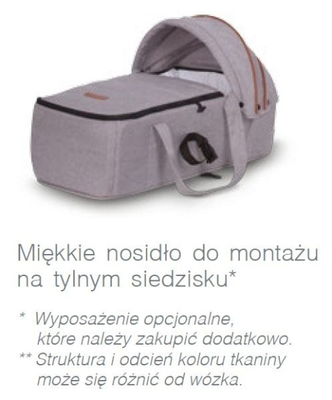 FUSION easyGO wózek spacerowy dla bliźniąt lub dla dzieci rok po roku typu „tandem” - Grey Fox