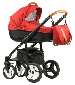 SCANDI 2w1 Dynamic Baby wózek wielofunkcyjny - rubin red line SL3
