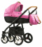 SCANDI 3w1 Dynamic Baby wózek wielofunkcyjny z fotelikiem - pink line SL5