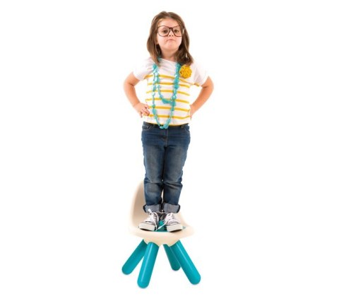 Smoby Krzesełko z oparciem w kolorze niebieskim