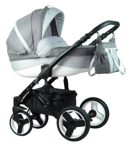 DOKKA 2w1 Dynamic Baby wózek wielofunkcyjny - steel grey D8