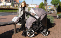 DOKKA 2w1 Dynamic Baby wózek wielofunkcyjny - rice steel D7