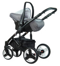 DOKKA 3w1 Dynamic Baby wózek wielofunkcyjny z fotelikiem Kite - rive steel D7