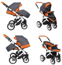 FASTER 2 Style 3w1 Baby Merc wózek dziecięcy z fotelikiem 0-13kg kolor FII/104B