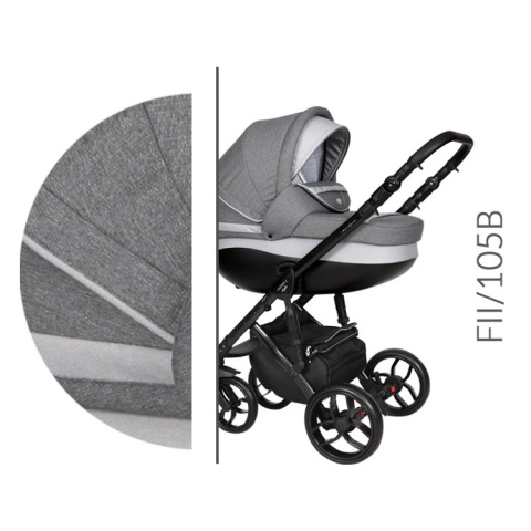 FASTER 2 Style 3w1 Baby Merc wózek dziecięcy z fotelikiem 0-13kg kolor FII/105B