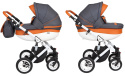 FASTER 2 Style 3w1 Baby Merc wózek dziecięcy z fotelikiem 0-13kg kolor FII/1B