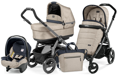 BOOK 51 POP-UP COMPLETO MODULAR 3w1 Peg Perego - luxe beige