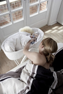 Baby Dan Angel 3w1: łóżeczko, leżaczek i krzesełko