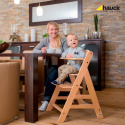 ALPHA+ Hauck krzesełko do karmienia drewniane - natural