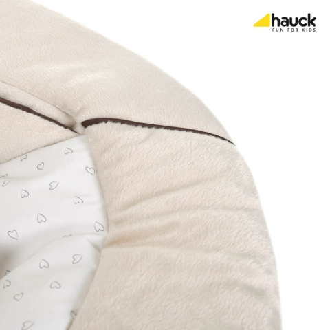 Alpha Bouncer 2w1 Hauck leżaczek na krzesełko - Hearts Beige