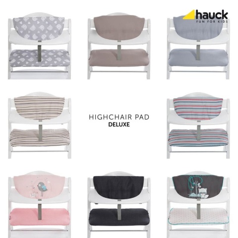Hauck wkładka DELUXE do krzesełka Alpha+ i Beta+ kolor Teddy Grey