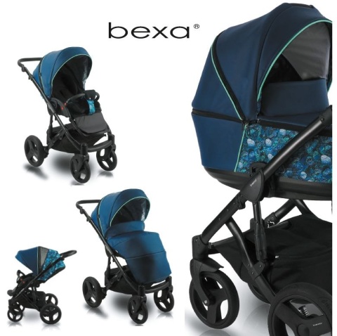 LIGHT ECO 3w1 Bexa wózek wielofunkcyjny z fotelikiem KITE 0-13kg - FL317