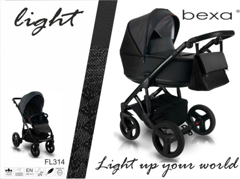 LIGHT ECO 2w1 Bexa wózek wielofunkcyjny - FL314