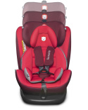 BASTIAAN Isofix 0-36kg 360° Lionelo fotelik samochodowy, 5 lat Gwarancji - red/black