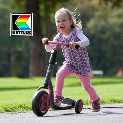 Hulajnoga trójkołowa ciche koła Kettler Scooter Girl
