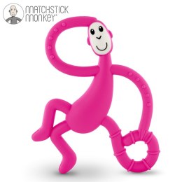 Matchstick Monkey Dancing Pink Terapeutyczny Gryzak Masujący ze Szczoteczką