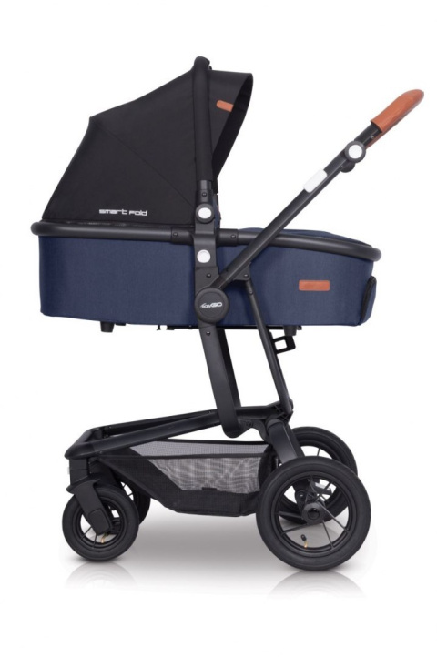 SOUL AIR easyGO 3w1 wózek głęboko-spacerowy z fotelikiem starter 0+ - DENIM