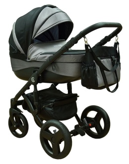 GUFO 2w1 Coto Baby wózek wielofunkcyjny / 01 Black Pattern