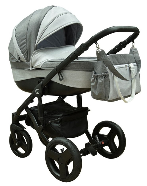 GUFO 3w1 Coto Baby wózek wielofunkcyjny z fotelikiem 0m+ / 27 Light Grey