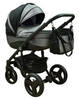 GUFO 3w1 Coto Baby wózek wielofunkcyjny z fotelikiem 0m+ / 01 Black Pattern