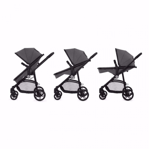 JULI Kinderkraft wózek wielofunkcyjny 3w1 z fotelikiem 0-13 kg - GRAY
