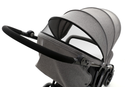 LOCA Coto Baby lekki wózek spacerowy waga 8kg - 22/grey linen
