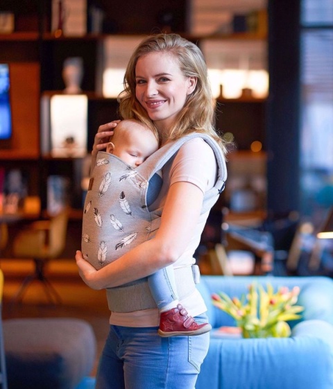 MILO Kinderkraft nosidełko dla dzieci od 3 m-cy do 20 kg - GREY