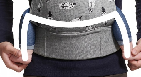 MILO Kinderkraft nosidełko dla dzieci od 3 m-cy do 20 kg - GREY