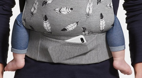 MILO Kinderkraft nosidełko dla dzieci od 3 m-cy do 20 kg - GREY