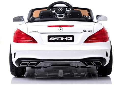 Pojazd na Akumulator Mercedes SL65 LCD Biały
