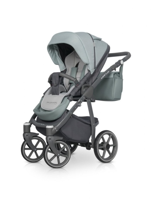 RIKO MARLA Wózek wielofunkcyjny 3w1 z fotelikiem 0-13 kg - BASIL