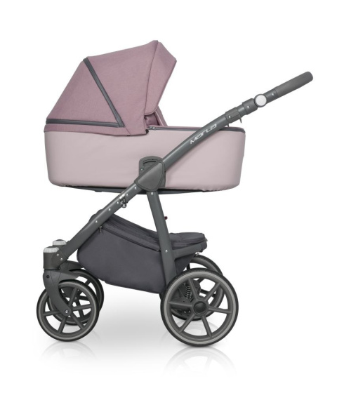 RIKO MARLA Wózek wielofunkcyjny 3w1 z fotelikiem 0-13 kg - SCARLET
