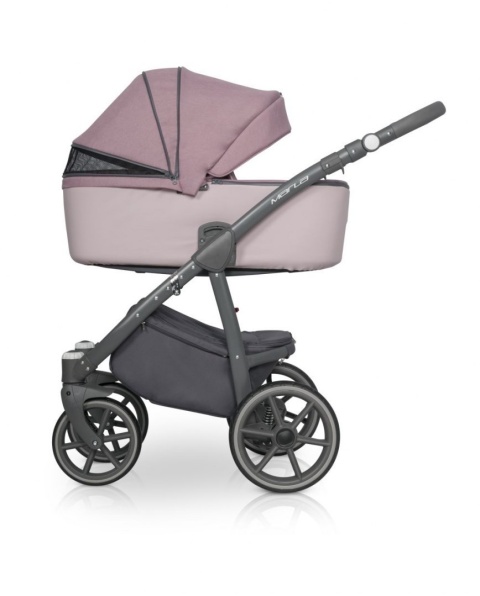 RIKO MARLA Wózek wielofunkcyjny 3w1 z fotelikiem 0-13 kg - SCARLET