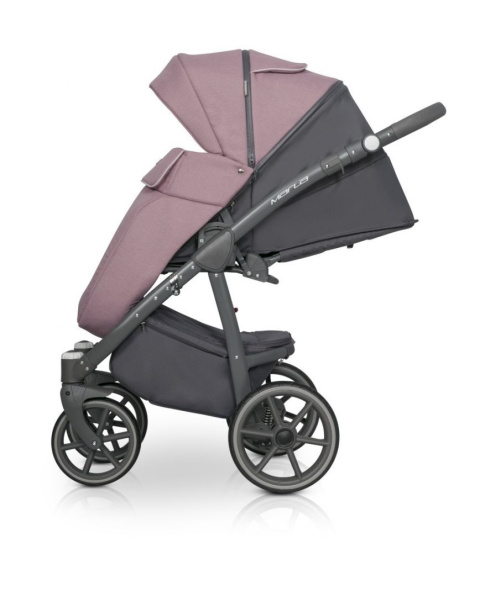 RIKO MARLA Wózek wielofunkcyjny 3w1 z fotelikiem 0-13 kg - SCARLET