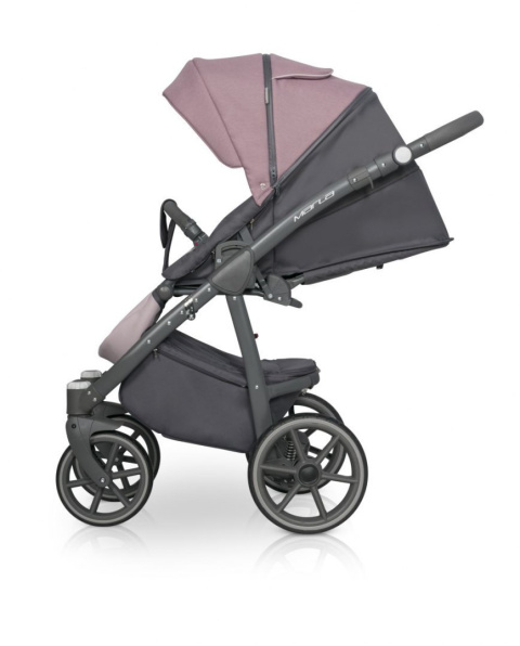 RIKO MARLA Wózek wielofunkcyjny 3w1 z fotelikiem 0-13 kg - SCARLET